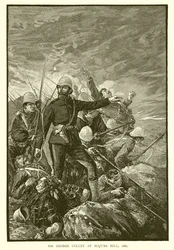 Sir George Colley am Majuba Hill, 1881