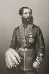 Sir John Eardley Wilmot Inglis (1814-62) (Lithografie)