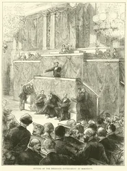 Sitzung der Delegiertenregierung in Bordeaux, Dezember 1870