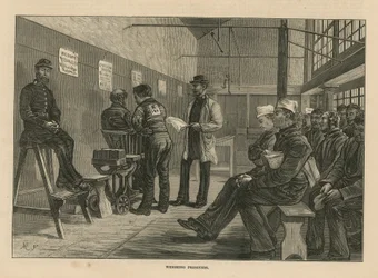 Skizzen im Clerkenwell House of Correction