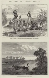 Skizzen von Afrikareisen (Gravur)