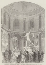 Soiree der Suburban Artisan Schools in der Flaxman Hall, University College (Gravur)