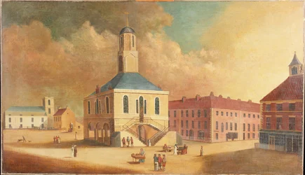 Marktplatz von South Shields, ca. 1800