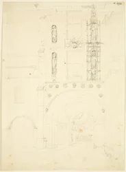 Südansicht des Torhauses der Abtei der Kathedrale von Bristol