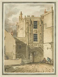 Südansicht des College-Tors