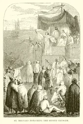 St. Bernhard predigt den Zweiten Kreuzzug