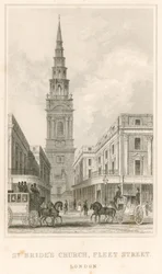 St Brides Kirche, Fleet Street, London