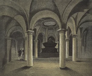 St. Pauls Kathedrale, die Krypta, Denkmal von Admiral Viscount Nelson unter der Kuppel