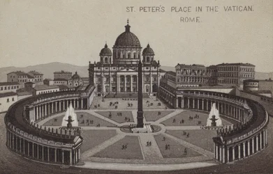 Petersplatz, Vatikanstadt, Rom, Italien