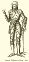 Statue von Guillaume de Bibra. 1484