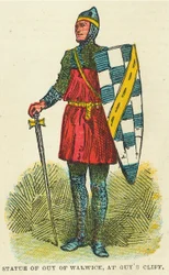 Statue von Guy von Warwick an Guy