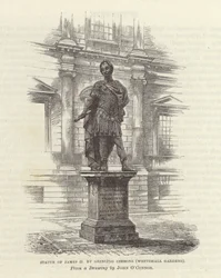 Statue von James II. von Grinling Gibbons