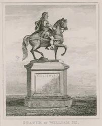 Statue von König Wilhelm III. auf dem St. James
