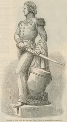 Statue des verstorbenen Sir William Peel