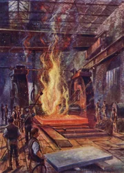 Stahlwalzen (Farblithografie)