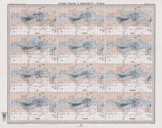 Sturmspuren und Häufigkeit, Welt