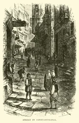 Straße in Konstantinopel