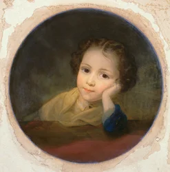 Studie eines Kindes, um 1850