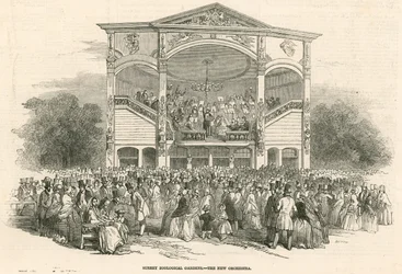 Surrey Zoologische Gärten, Kennington, London: das neue Orchester