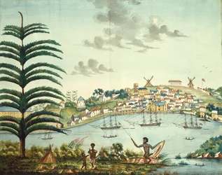 Sydney Cove und Stadt, ca. 1806