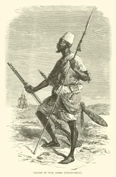 Talibe im Kriegskleid, Senegambia