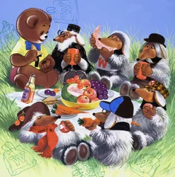 Teddybär (mit versteckten Objekten)