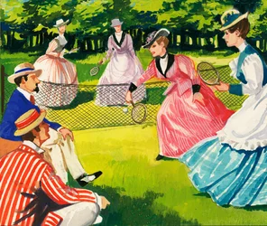 Tennis war immer bei Frauen beliebt