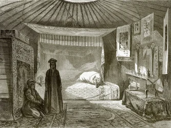 Zelt einer Kalmückenprinzessin