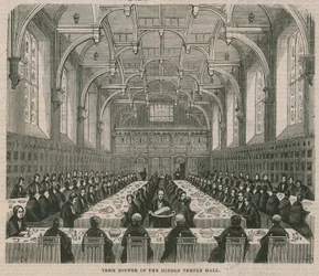 Terminsessen in der Middle Temple Hall