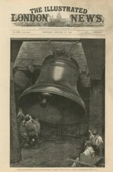 Testen der großen Glocke für die St. Pauls Kathedrale