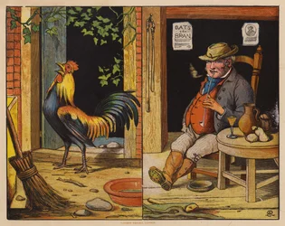 Das ist das Haus, das Jack gebaut hat (Farblithographie)