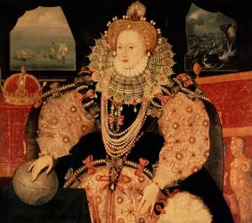 Das Armada-Porträt von Königin Elisabeth I., ca. 1590