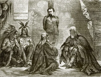 Der Baron de Wagon beim Rat der Urteilsfindung