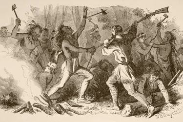 Die Schlacht von Bloody Brook am 18. September