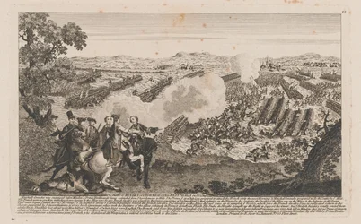 Die Schlacht von Minden oder Thornhausen in Westfalen am 1. August 1759