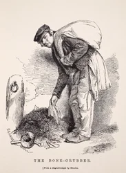 Der Knochenhändler, nach einem Daguerreotypie von Richard Beard, Illustration aus London Labour and London Poor von Henry Mayhew, veröffentlicht 1862