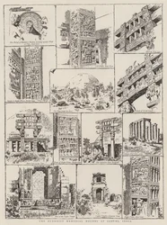 Die buddhistischen Gedenkhügel in Sanchi, Indien