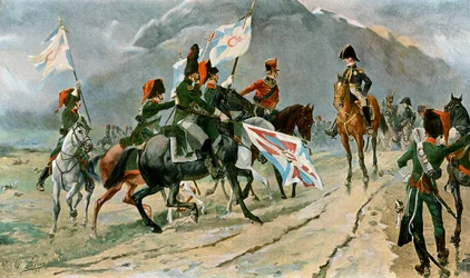 Die Eroberung von fünf portugiesischen Standarten