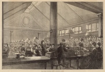 Das zentrale Telegraphenamt: Instrumentengalerie