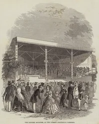Das Konzert Monstre, im Surrey Zoological Gardens (Stich)