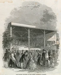 Das Konzert Monstre in den Surrey Zoological Gardens