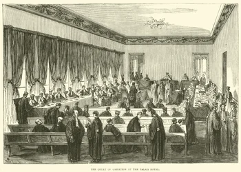 Der Kassationshof im Palais Royal, Mai 1871