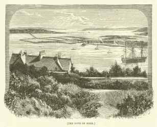 Die Bucht von Cork (Gravur)