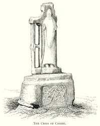 Das Kreuz von Cashel (Gravur)