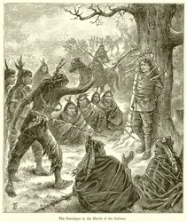 Der Wildtöter in den Händen der Indianer