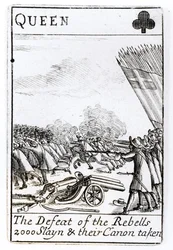 Die Niederlage der Rebellen in der Schlacht von Sedgemoor, 6. Juli 1685
