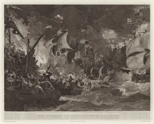 Die Niederlage der spanischen Armada