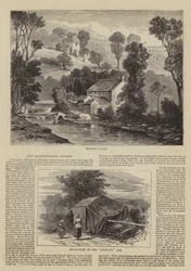 Die Derwentwater-Anwesen (Gravur)