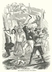 Die Gräber bestrafen die Räuber