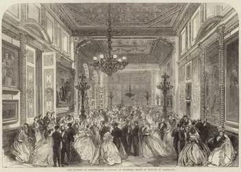 Die Versammlung der Herzogin von Sutherland im Stafford House zu Ehren von Garibaldi